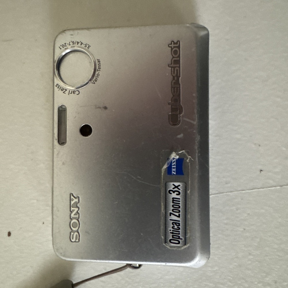 Sony Cyber-Shot DSC-T3 5.1MP Digital Camera Untested